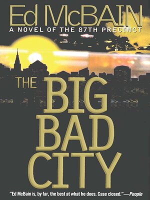 cover image of The Big Bad City